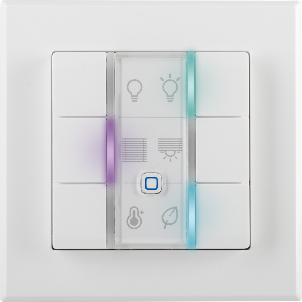 Homematic IP Wired Smart Home Wandtaster – 6-fach, HmIPW-WRC6