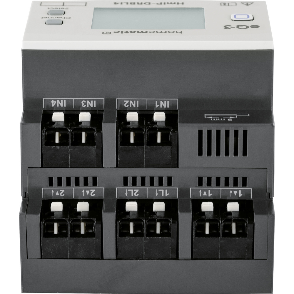 Homematic IP Smart Home Jalousieaktor für Hutschienenmontage  – 4-fach, HmIP-DRBLI4