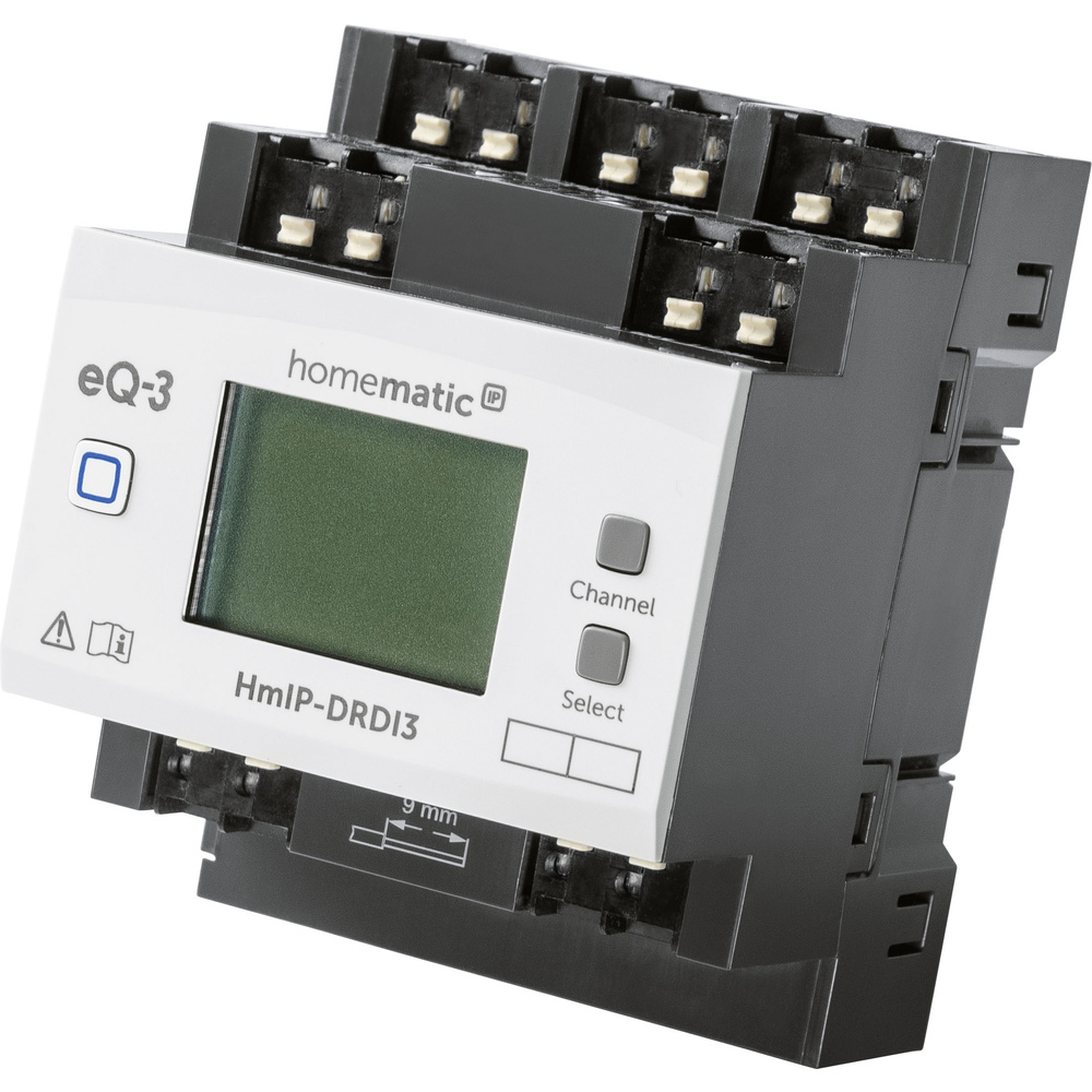 Homematic IP Smart Home Dimmaktor für Hutschienenmontage – 3-fach, HmIP-DRDI3