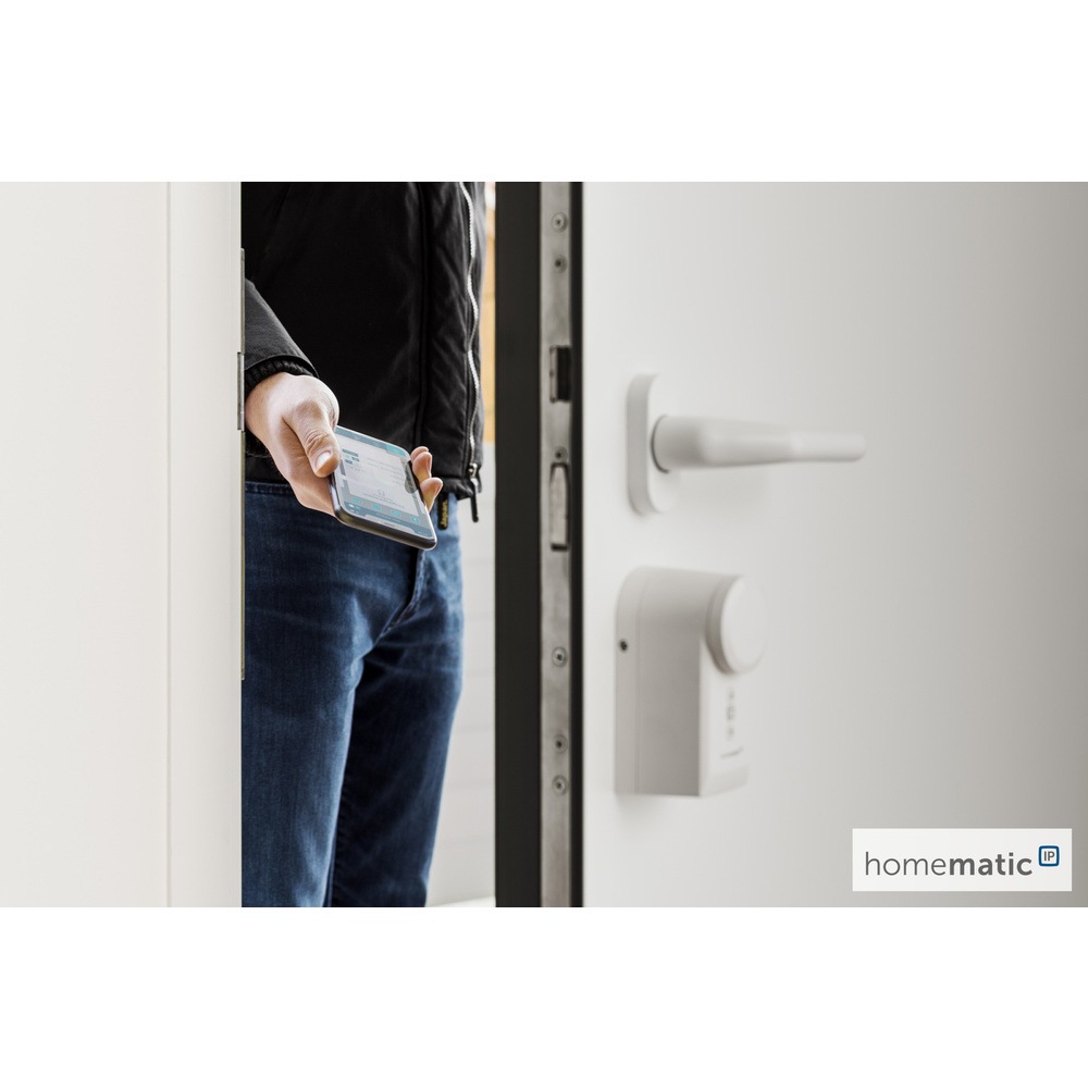 Homematic IP Smart Home Set Türschloss, Access Point + Türschlossantrieb