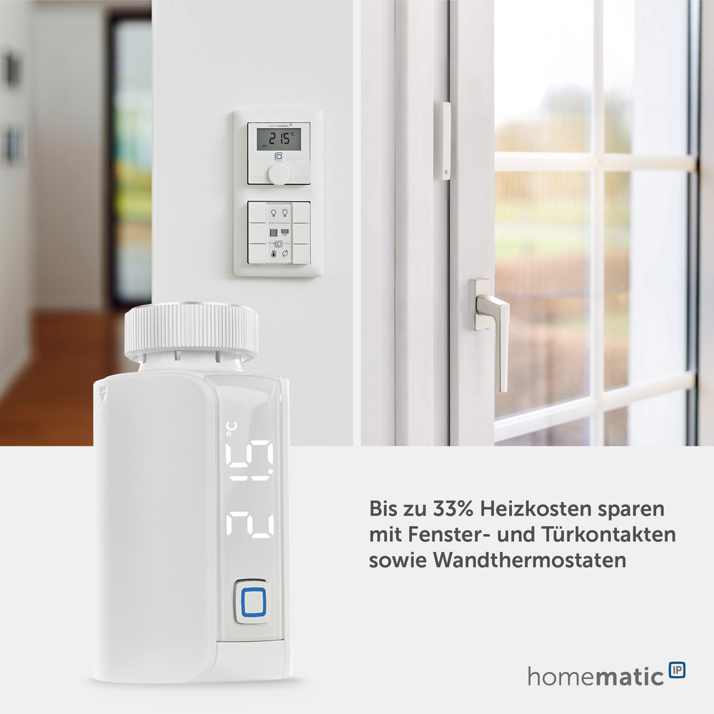 Homematic IP Smart Home Heizkörperthermostat – Evo, HmIP-eTRV-E