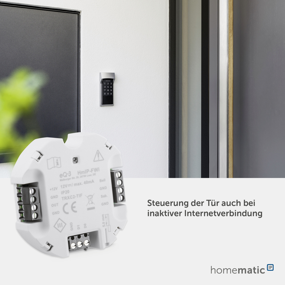 Homematic IP Smart Home Wiegand-Schnittstelle, HmIP-FWI