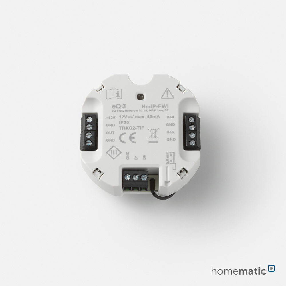 Homematic IP Smart Home Wiegand-Schnittstelle, HmIP-FWI