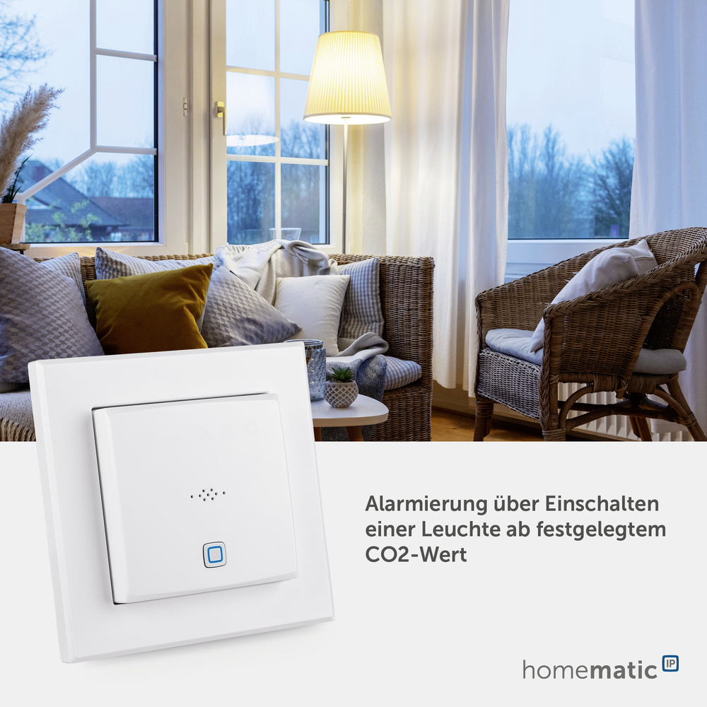 Homematic IP Smart Home CO2-Sensor, 230 V, HmIP-SCTH230
