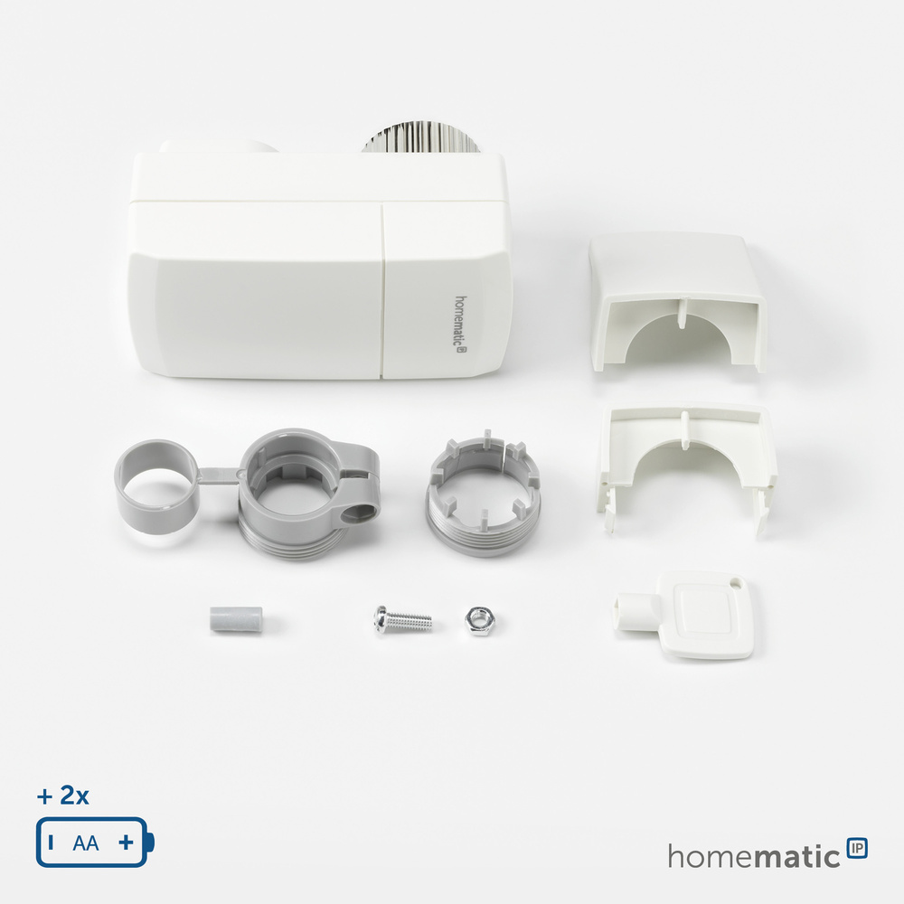 Homematic IP Smart Home Heizkörperthermostat – kompakt, HmIP-eTRV-C-2