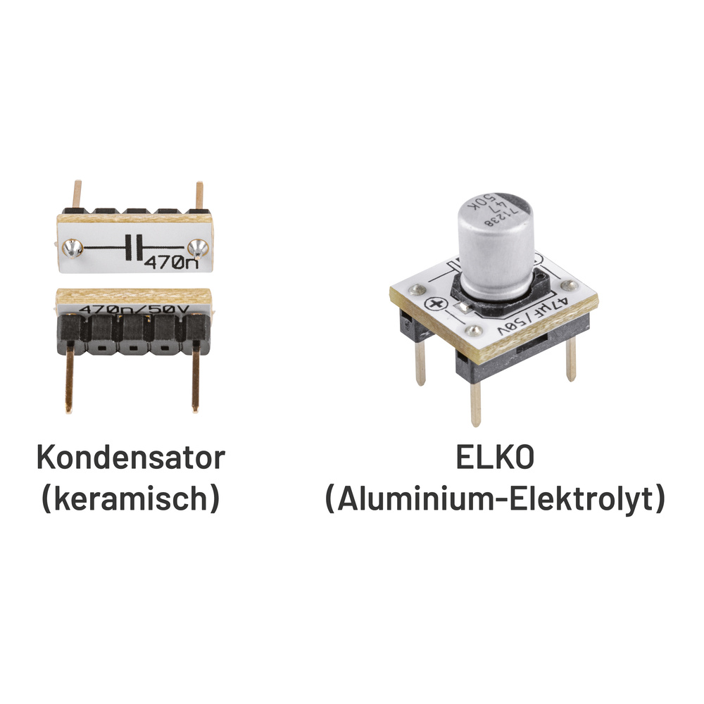 ELV Aufbewahrungsbox mit Kondensatoren und ELKOs PAD-PRO-K1, 265 Teile