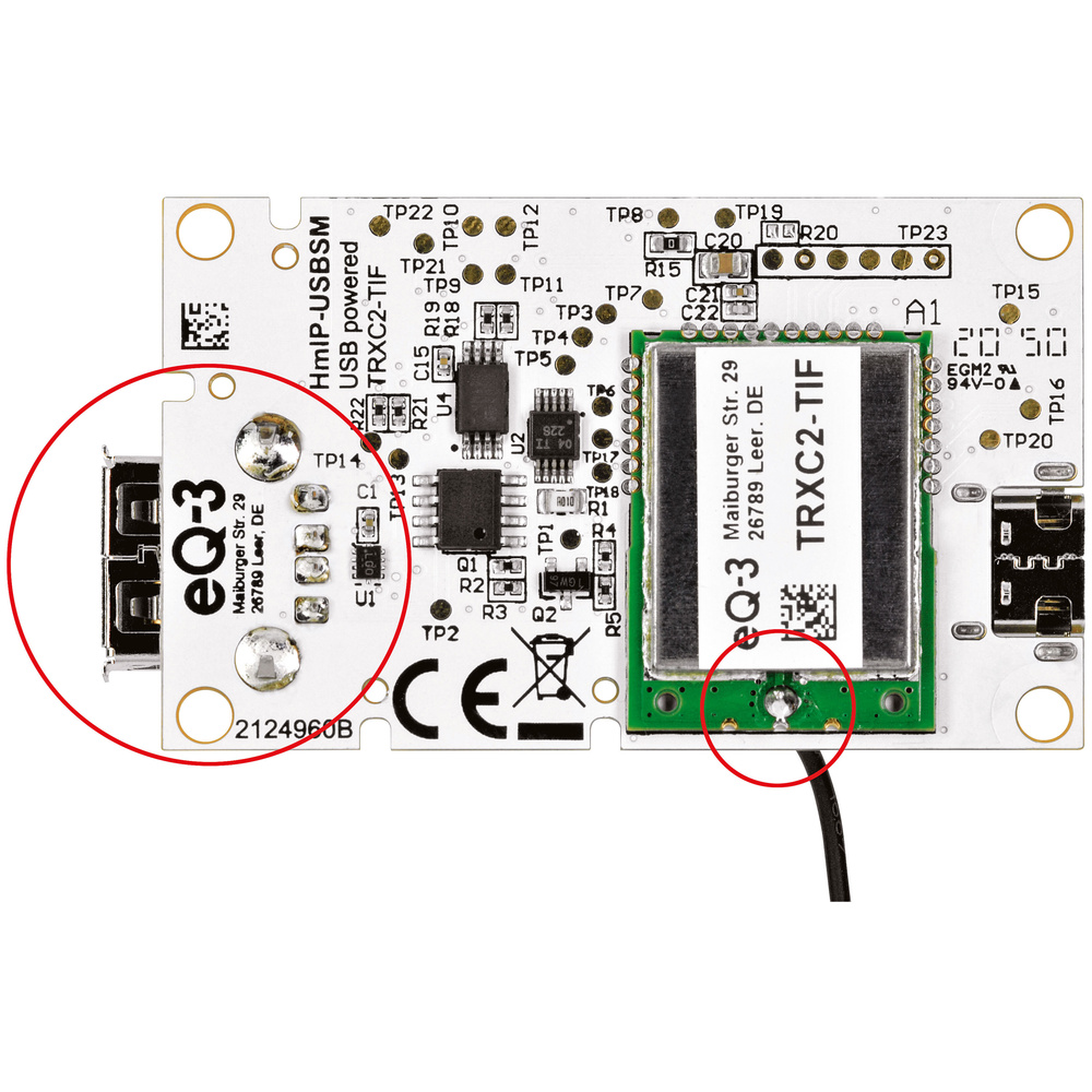 ELV Bausatz Homematic IP Schalt-Mess-Aktor für USB, HmIP-USBSM