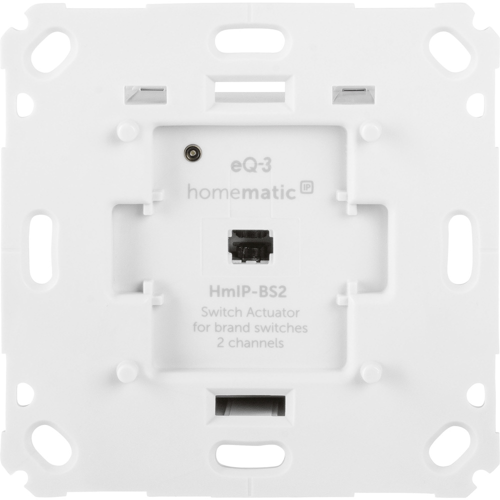 Homematic IP Smart Home Schaltaktor für Markenschalter – 2-fach, HmIP-BS2