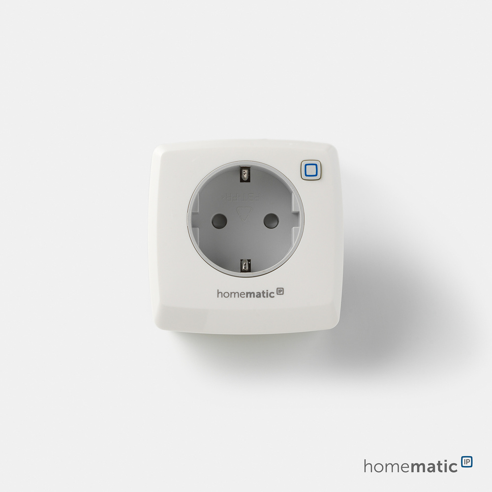 Homematic IP Smart Home Schalt-Mess-Steckdose, HmIP-PSM-2