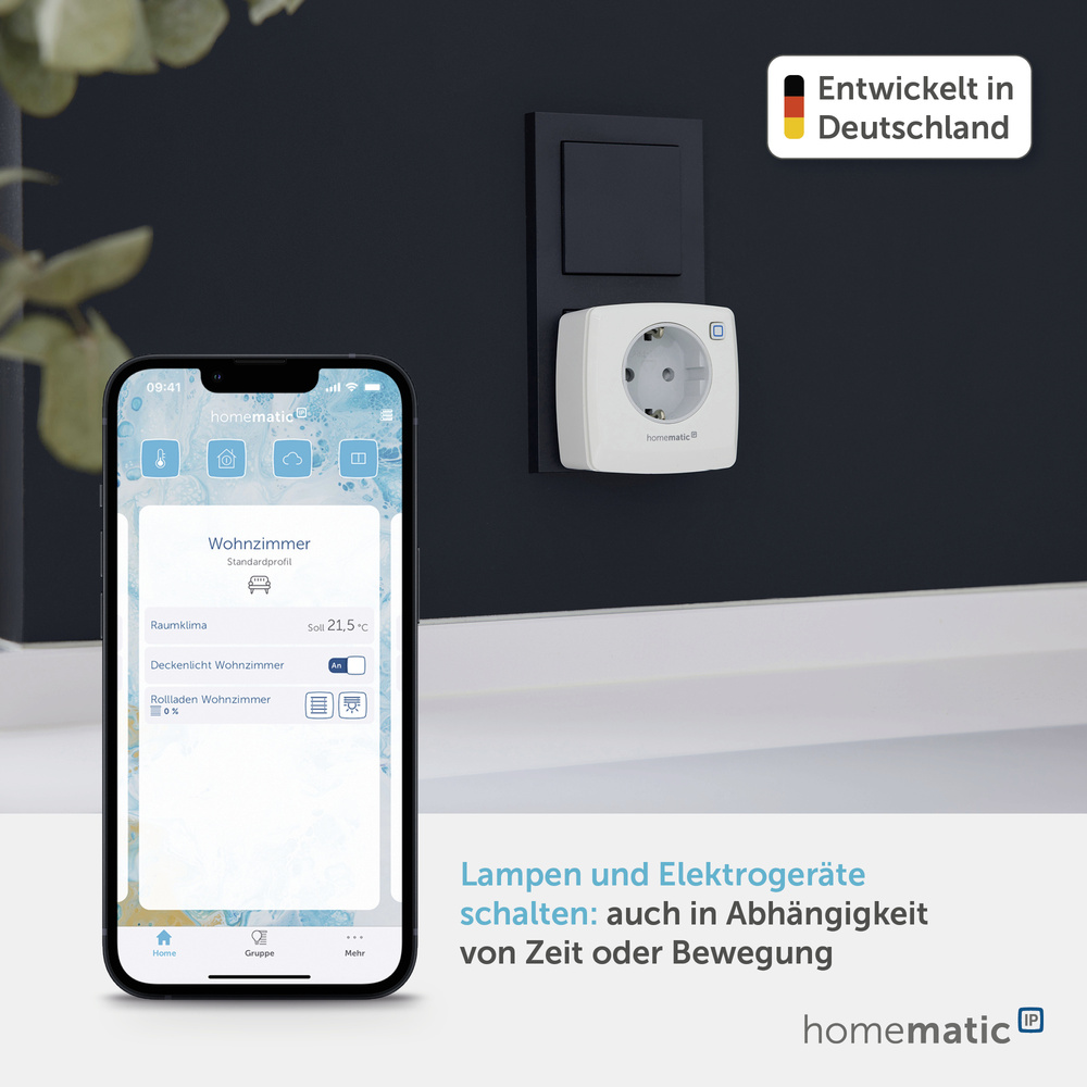 Homematic IP Smart Home Schaltsteckdose, HmIP-PS-2