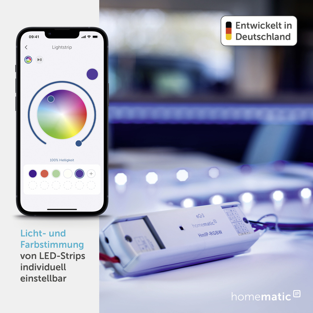 Homematic IP Smart Home LED Controller – RGBW, HmIP-RGBW