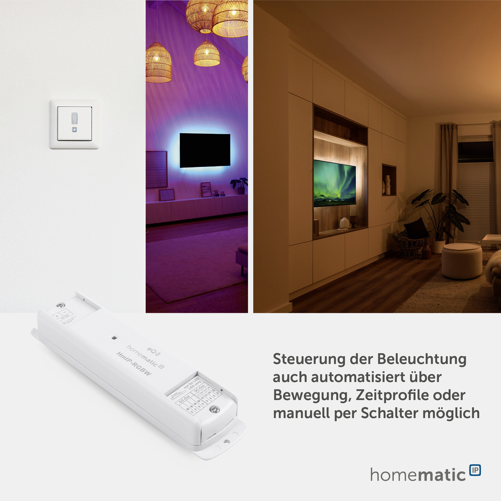 Homematic IP Smart Home LED Controller – RGBW, HmIP-RGBW
