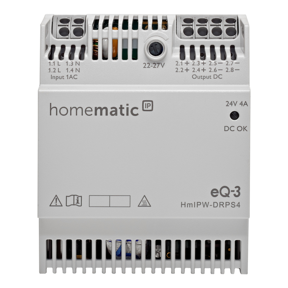 Homematic IP Wired Smart Home Netzteil, 4 A, HmIPW-DRPS4