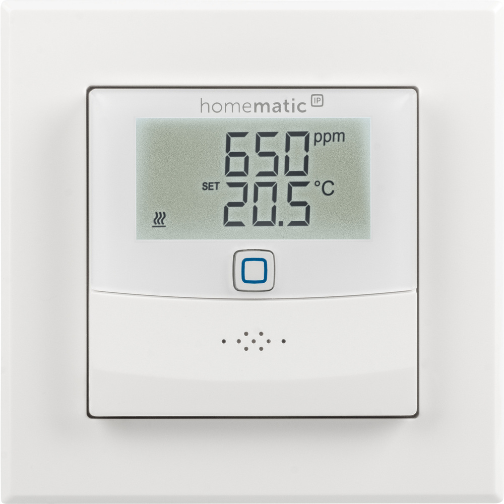 Homematic IP Wired Smart Home CO2 Sensor mit Display, HmIPW-SCTHD