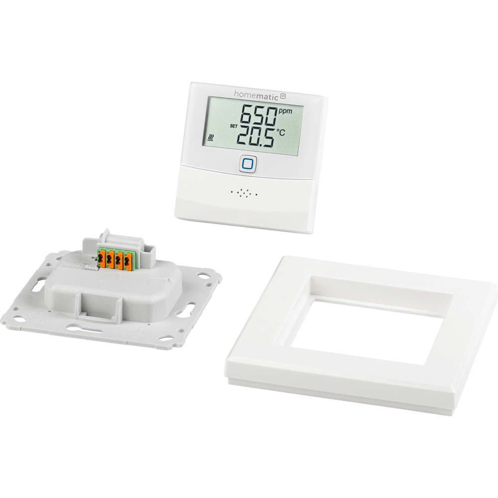 Homematic IP Wired Smart Home CO2 Sensor mit Display, HmIPW-SCTHD