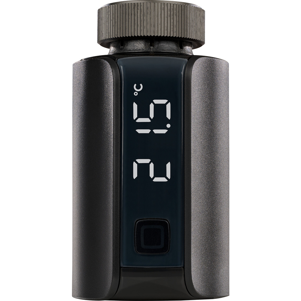 Homematic IP Smart Home Heizkörperthermostat – Evo, anthrazit, HmIP-eTRV-E-A