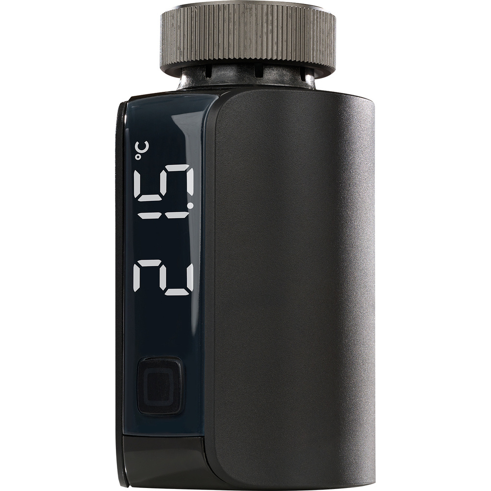 Homematic IP Smart Home Heizkörperthermostat – Evo, anthrazit, HmIP-eTRV-E-A