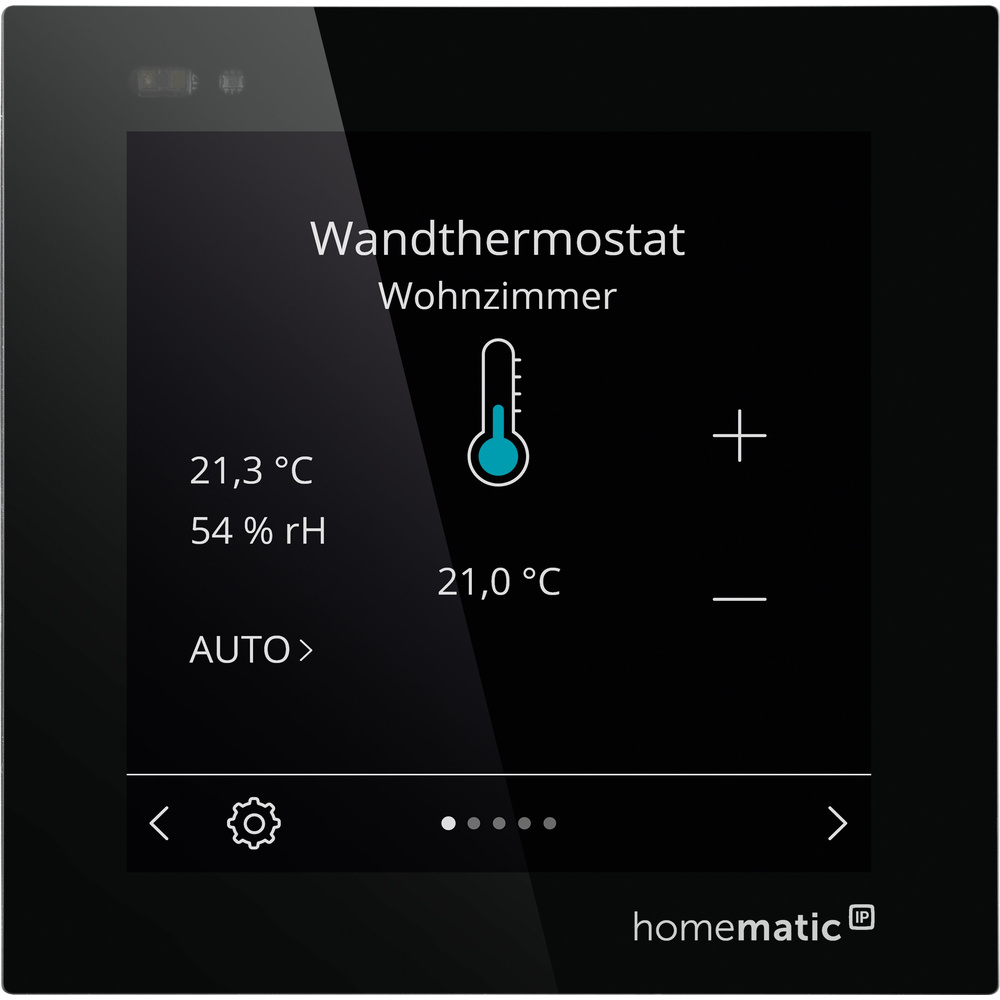 Homematic IP Wired Smart Home Glasdisplay – plus, HmIPW-WGD-PL