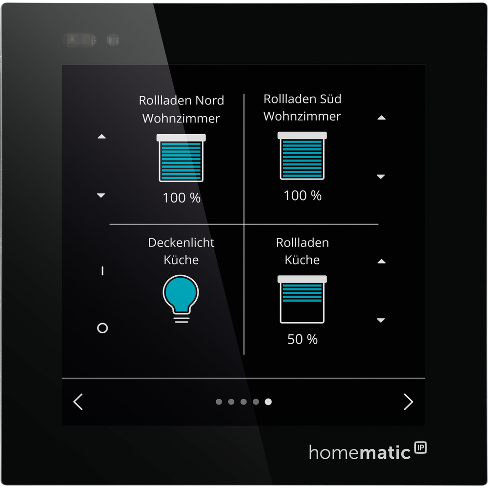 Homematic IP Wired Smart Home Glasdisplay – plus, HmIPW-WGD-PL