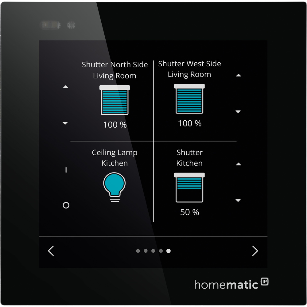 Homematic IP Wired Smart Home Glasdisplay – plus, HmIPW-WGD-PL