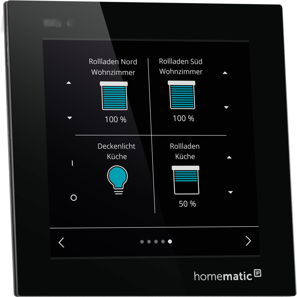 Homematic IP Wired Smart Home Glasdisplay – plus, HmIPW-WGD-PL