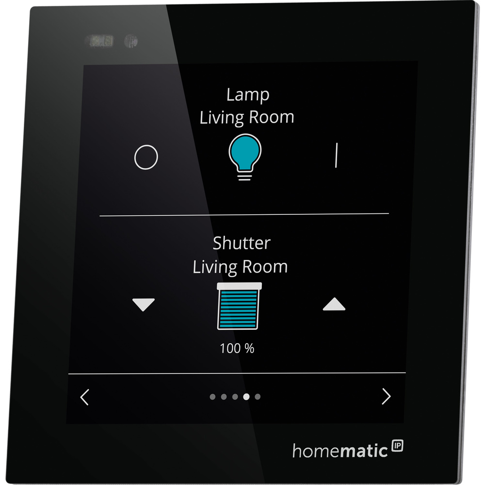 Homematic IP Wired Smart Home Glasdisplay – plus, HmIPW-WGD-PL