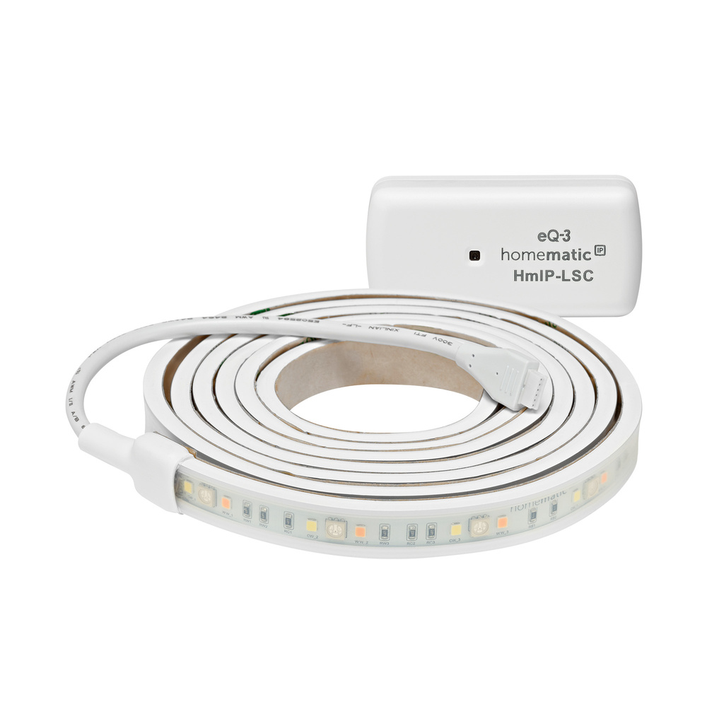 Homematic IP Smart Home Set Licht Basic mit 1x Lightstrip Set, 1x Lightstripverlängerung und Access Point – basic