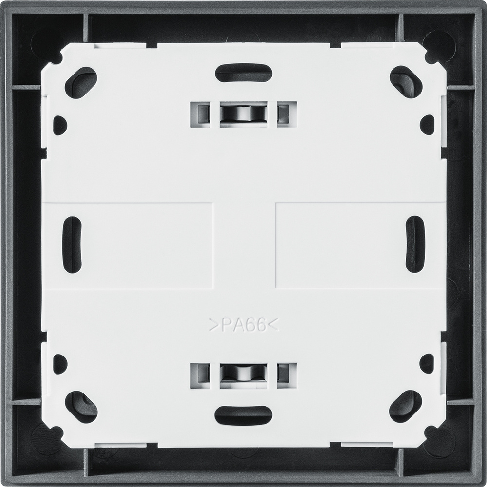 Homematic IP Smart Home Wandthermostat mit Luftfeuchtigkeitssensor, anthrazit, HmIP-WTH-A