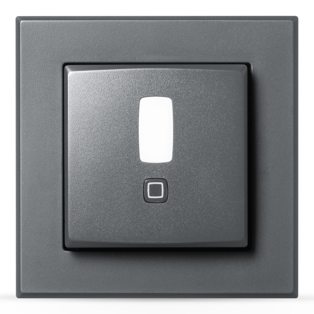 Homematic IP Smart Home Bewegungsmelder für 55er Rahmen – innen, anthrazit, HmIP-SMI55-A