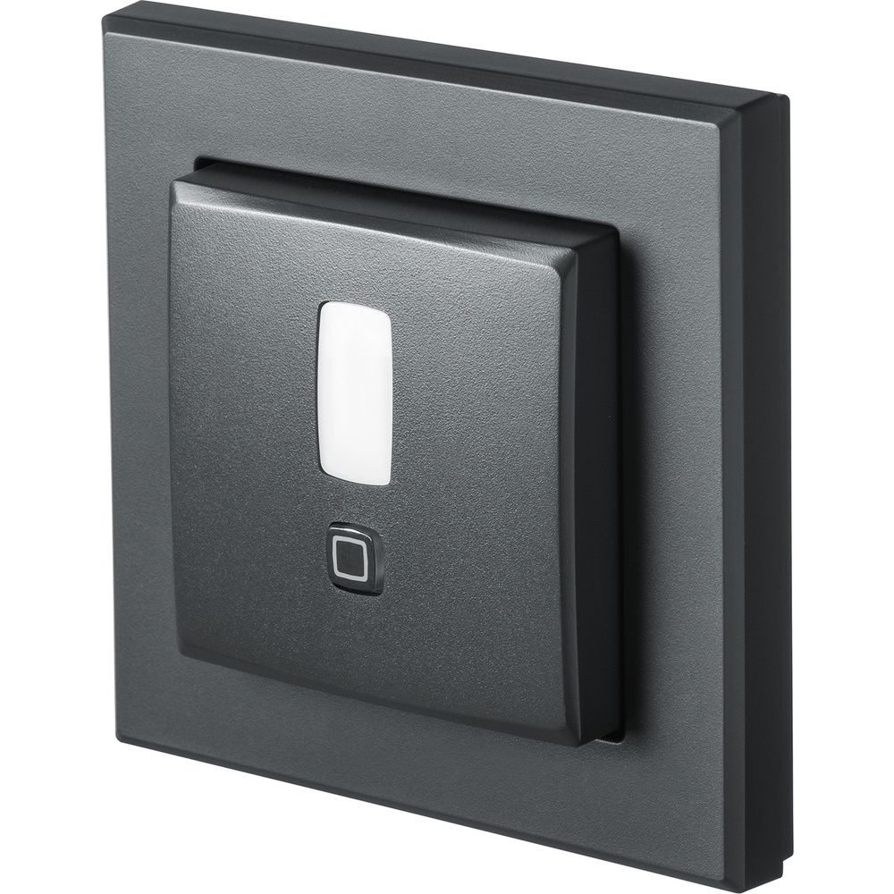Homematic IP Smart Home Bewegungsmelder für 55er Rahmen – innen, anthrazit, HmIP-SMI55-A