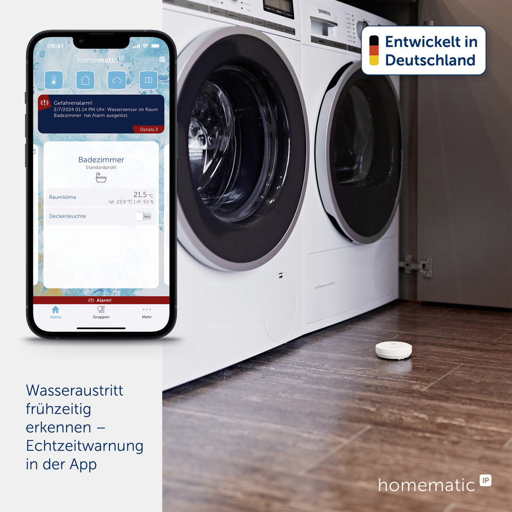Homematic IP Smart Home Wassersensor, HmIP-SWD-2