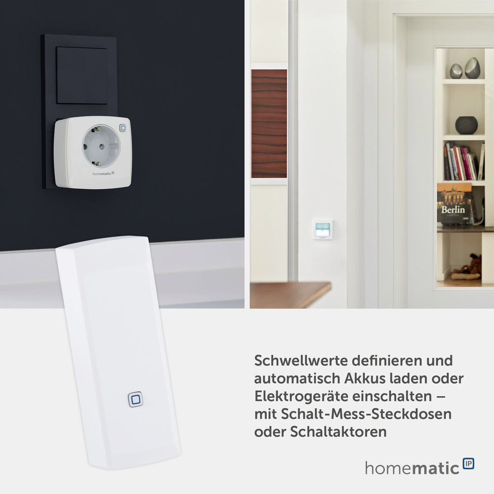 Homematic IP Smart Home Schnittstelle für digitale Stromzähler, HmIP-ESI-LED