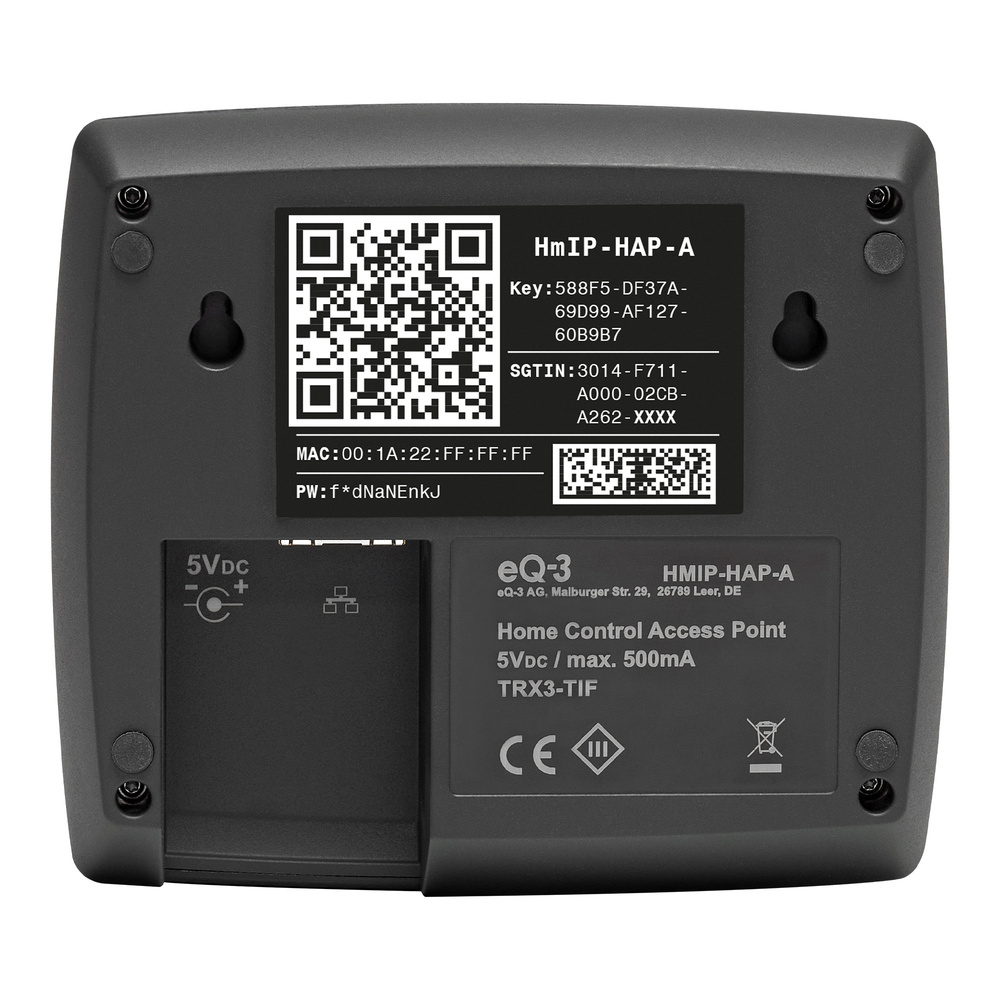 Homematic IP Smart Home Access Point HmIP-HAP, anthrazit