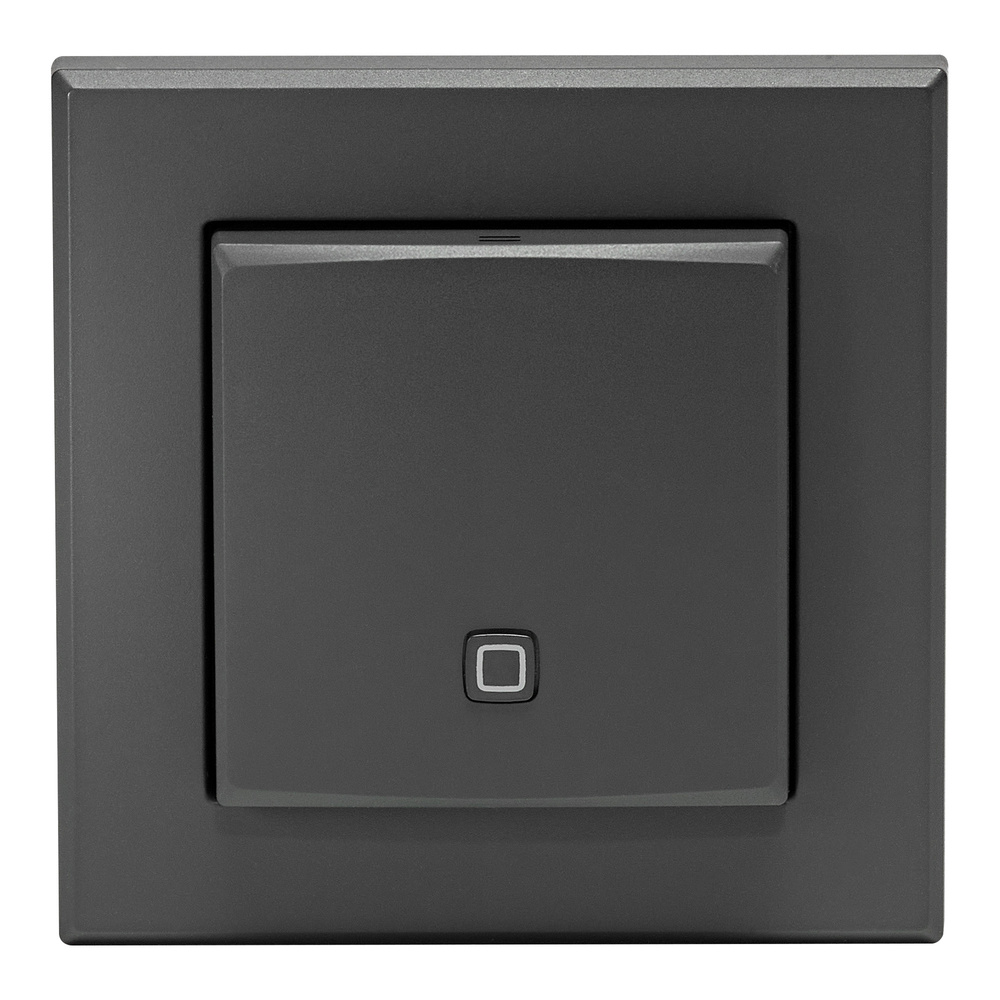 Homematic IP Smart Home Temperatur- und Luftfeuchtigkeitssensor – innen, anthrazit, HmIP-STH-A