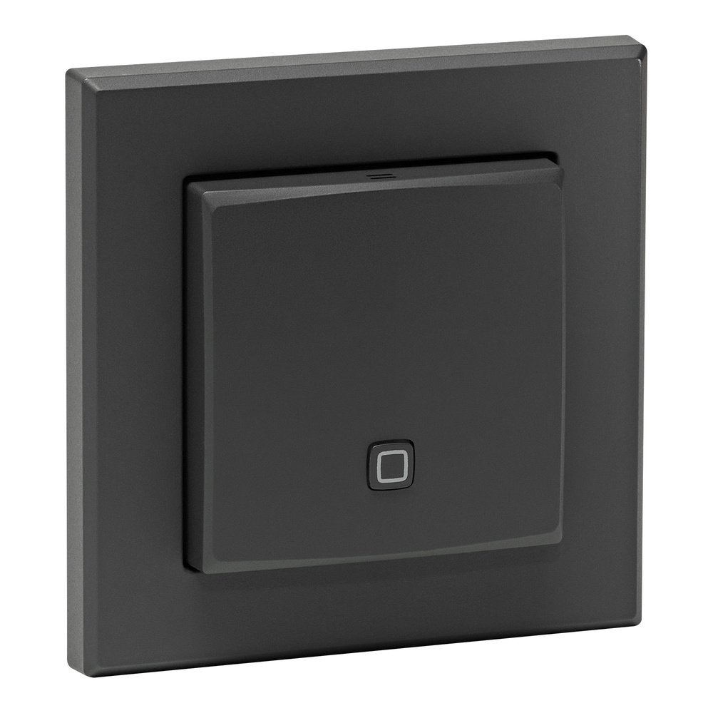 Homematic IP Smart Home Temperatur- und Luftfeuchtigkeitssensor – innen, anthrazit, HmIP-STH-A
