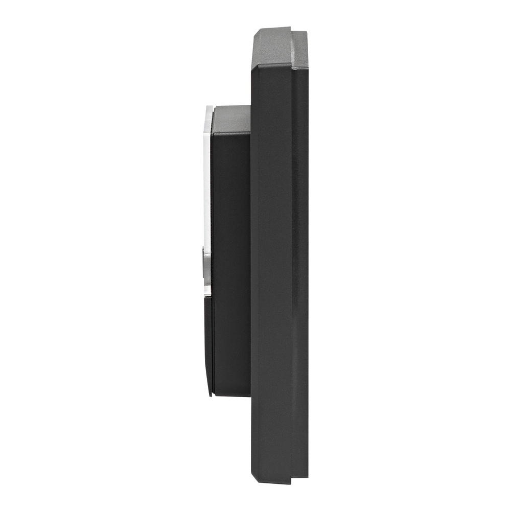 Homematic IP Smart Home Temperatur- und Luftfeuchtigkeitssensor mit Display – innen, anthrazit, HmIP-STHD-A