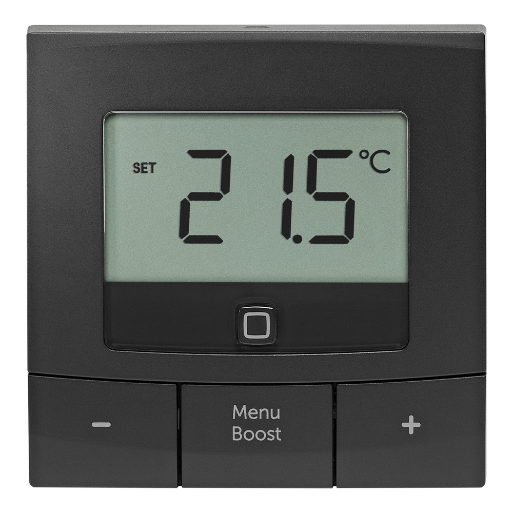 Homematic IP Smart Home Wandthermostat – basic, anthrazit, HmIP-WTH-B-A