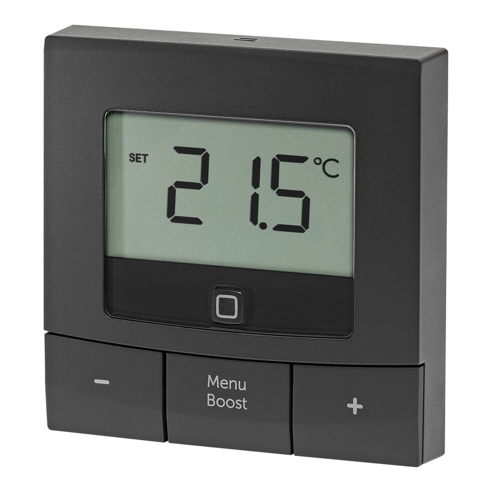 Homematic IP Smart Home Wandthermostat – basic, anthrazit, HmIP-WTH-B-A
