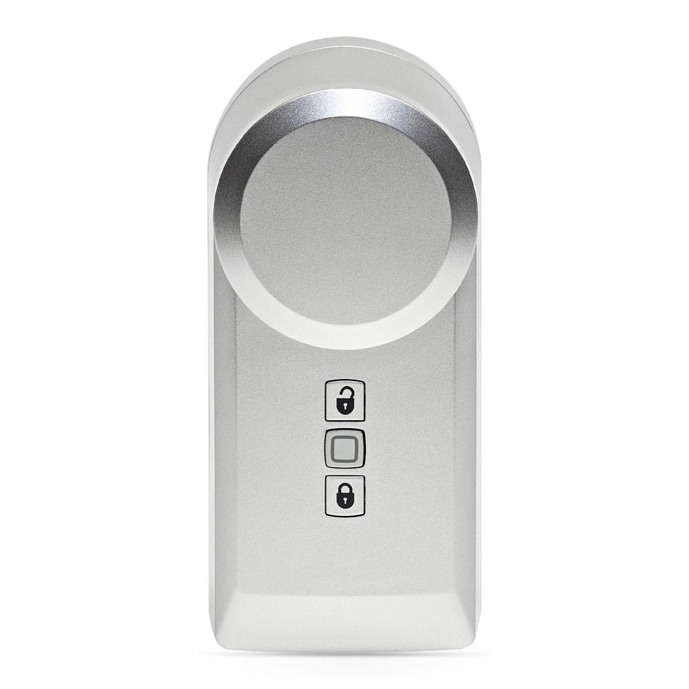 Homematic IP Smart Home Türschlossantrieb, silber, HmIP-DLD-S
