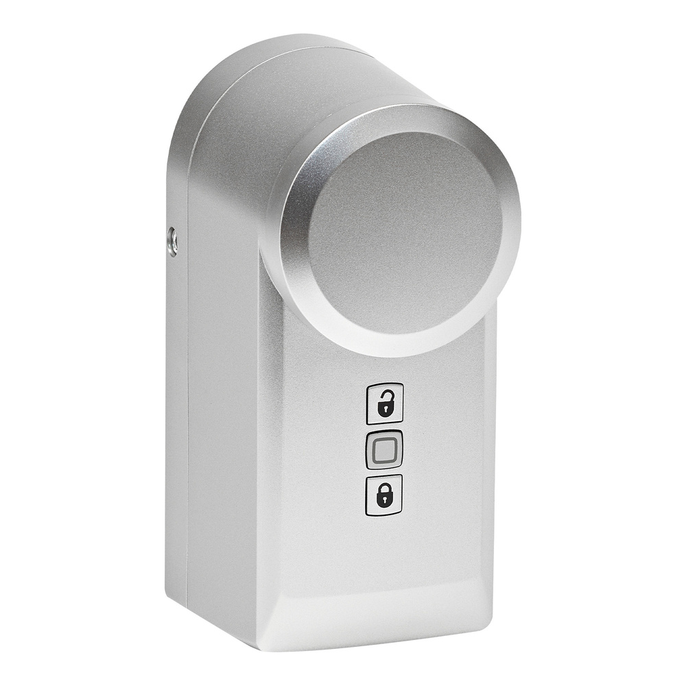 Homematic IP Smart Home Türschlossantrieb, silber, HmIP-DLD-S