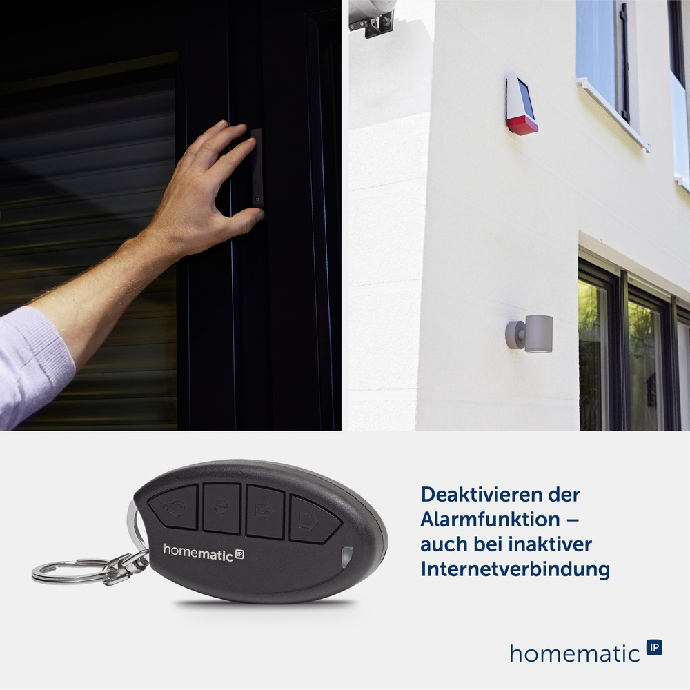 Homematic IP Schlüsselbundfernbedienung – Alarm HmIP-KRCA-2
