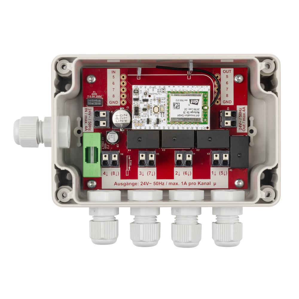 ELV LoRaWAN® Modulplatine Open Collector ‒ 8fach, ELV-LW-OC8