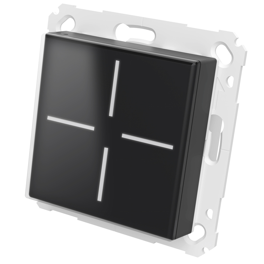 Homematic IP Smart Home Glastaster, schwarz, HmIP-WGS-A