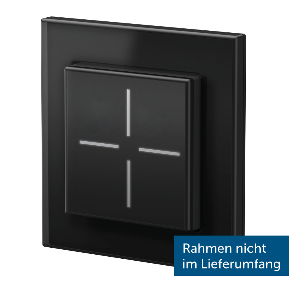 Homematic IP Smart Home Glastaster, schwarz, HmIP-WGS-A