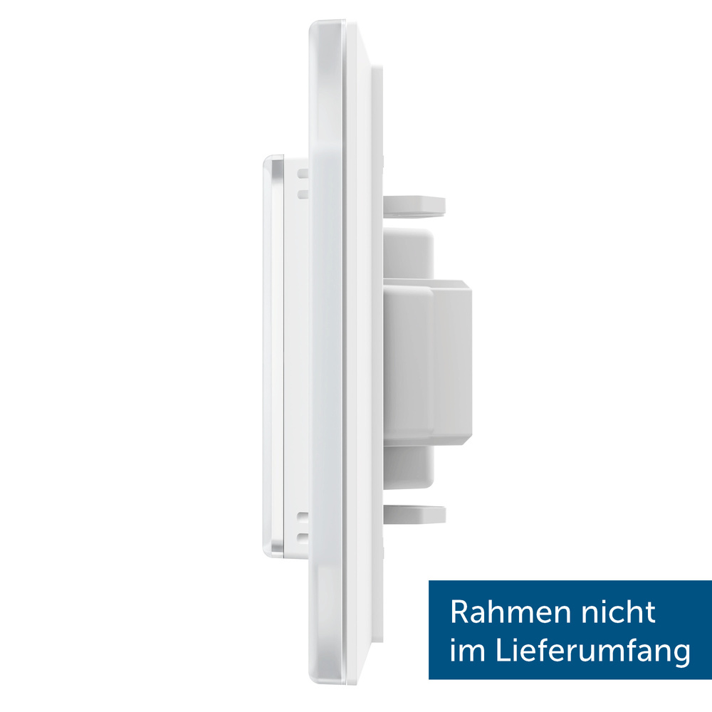 Homematic IP Smart Home Glas-Wandthermostat mit CO2-Sensor, weiß, HmIP-WGTC