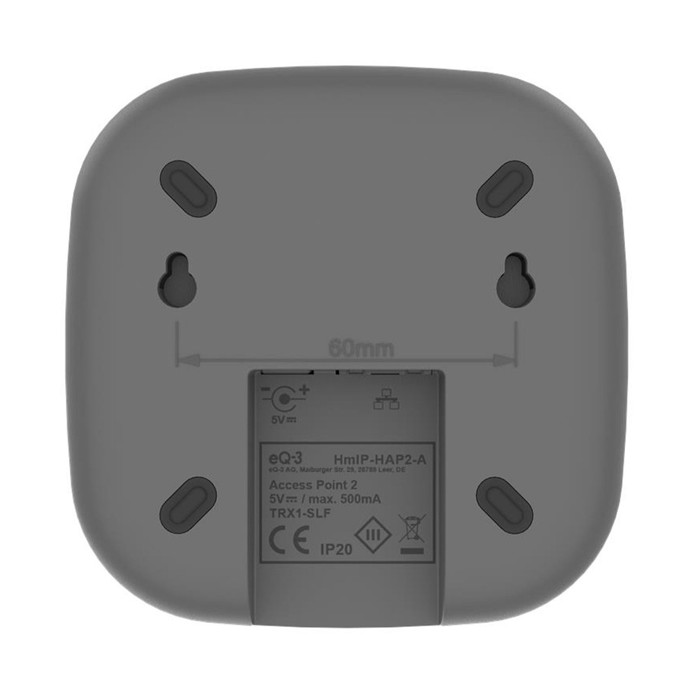 Homematic IP Smart Home Access Point 2, Anthrazit, HmIP-HAP2-A