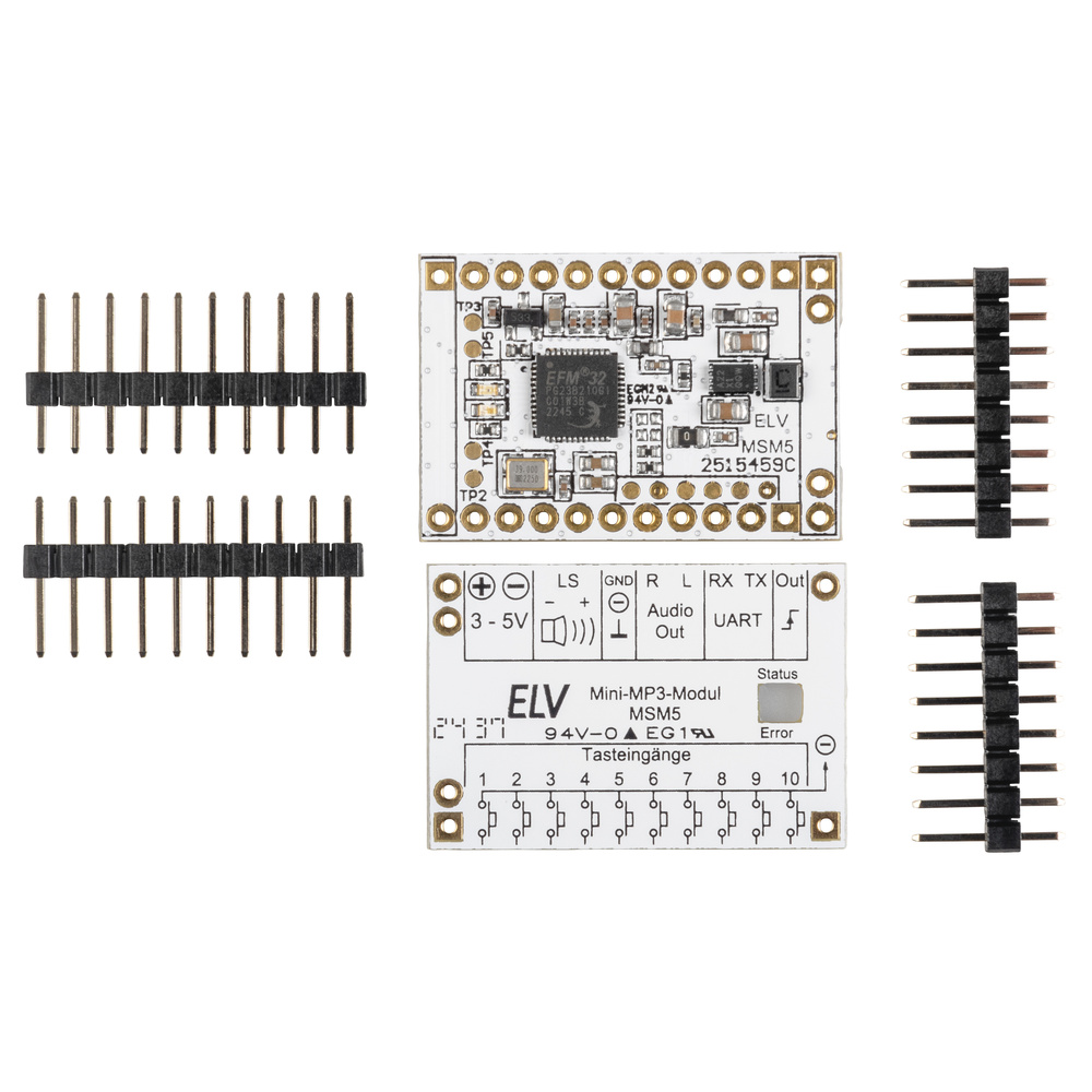 ELV Bausatz Mini MP3-Sound-Modul, MSM5