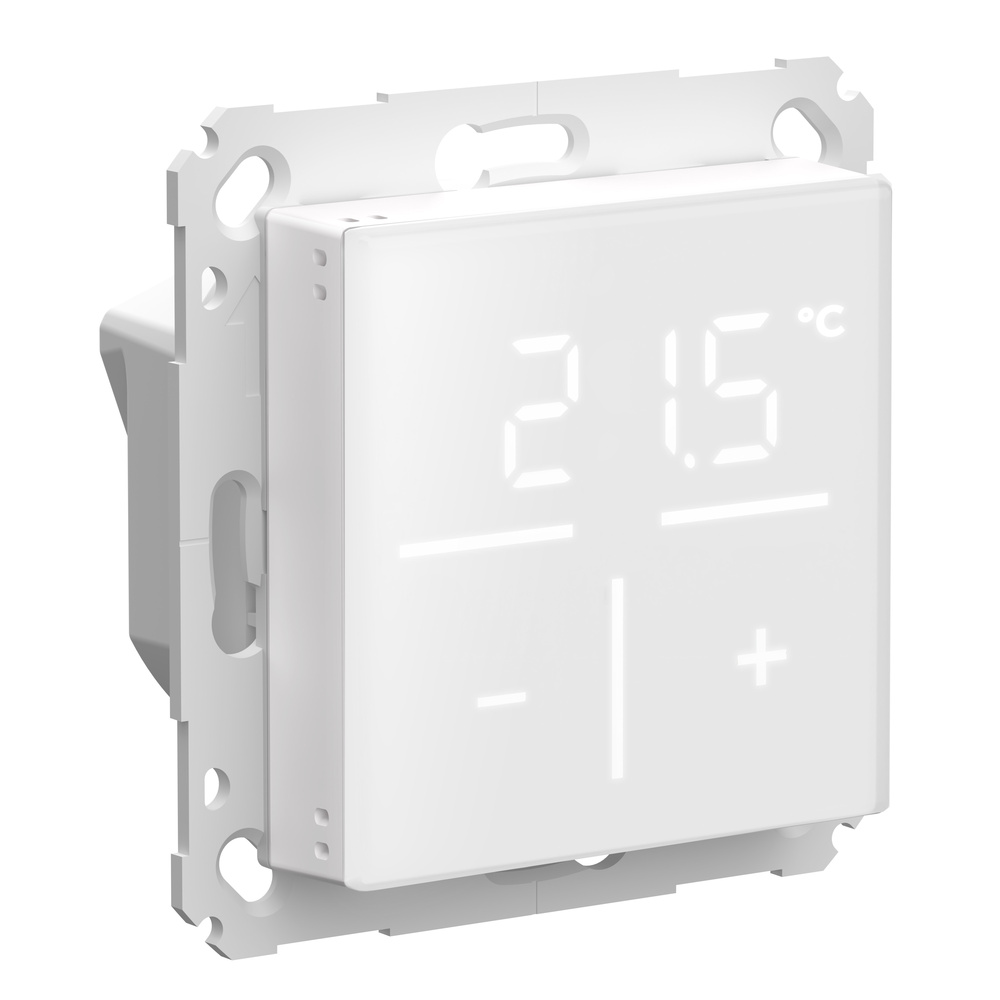 Homematic IP Smart Home Set Glasthermostat -weiß, 1 Fach-Glasrahmen, HmIP-WGT + HmIP-GF1