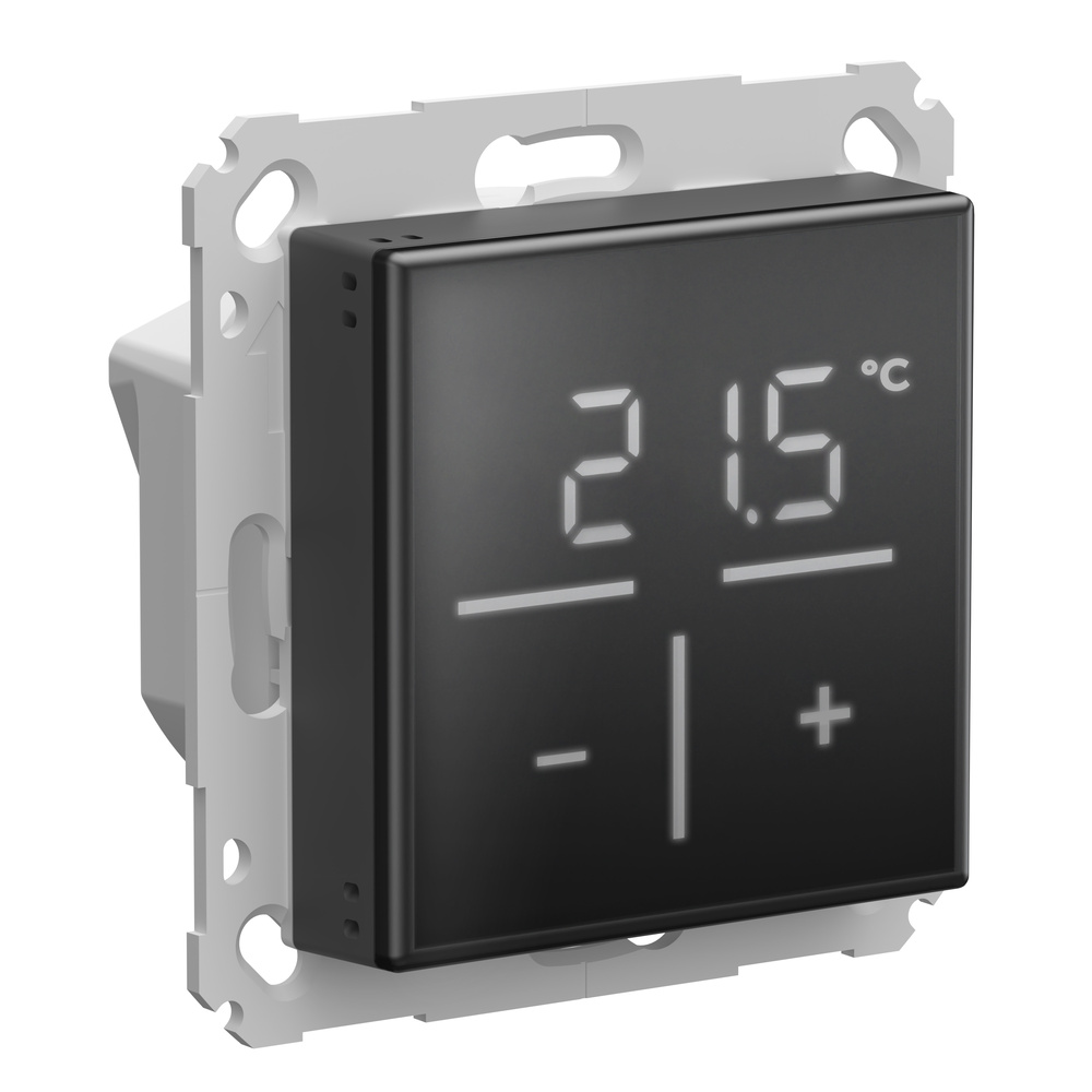 Homematic IP Smart Home  Glas-Wandthermostat mit CO2-Sensor, schwarz, HmIP-WGTC-A