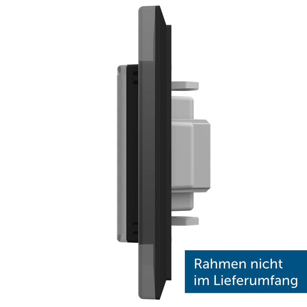 Homematic IP Smart Home  Glas-Wandthermostat mit CO2-Sensor, schwarz, HmIP-WGTC-A